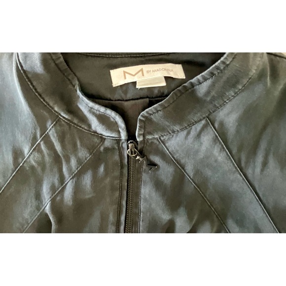 M By Madonna For H&M Zip Up Satin Jacket Size 8 - Picture 3 of 8